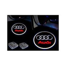 Audi Kapı Altı Led Aydınlatma Araç Logolu