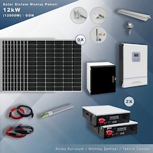 Matech 12 KW Solar Paket Sistem 12000W/gün