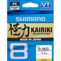 Shimano Kairiki 8 Yellow Sarı 0,19mm 150 Mt İp Misina - Standart