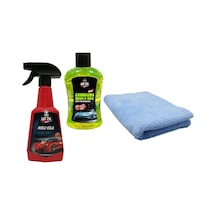 Gd24 Hızlı Cila(500 ML) + Mikrofiber Havlu + Cilalı Şampuan(1 Lt)