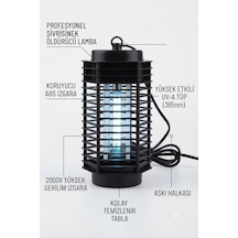 Carboon 9w Elektrikli Uv Led Işıklı Sinek Sivrisinek Öldürücü Sessiz, Sağlıklı Ve Etkili Koruma
