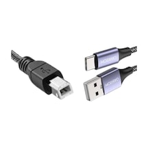 Büro Ev Ofis Cihazları İçin Usbc-2hub Yazıcı Kablosu