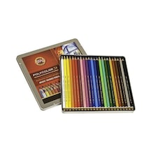 Koh-i Noor Polycolor Artist Kuru Boya Kalemi 24 Renk Metal Kutu
