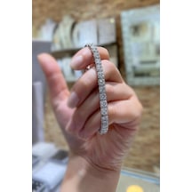Gümüş Baget Taşlı Bayan Bileklik Pr213d12 Diğer