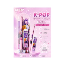 K-pop Anime Desenli Uçlu Kalem Ve Yedek Uç Seti 0.7 Mm 1 Adet Set 2 2