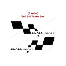 Fiat Uno 70S Sticker Uno 70S Kapı Altı Sticker Fiat Oto Sticker