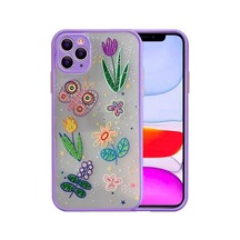 İphone 11 Pro Max 6.5inç Kamera Korumalı Çiçek Desenli Silikon Kılıf- 5775 Renk: Desenli 1