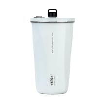 Crush Tumbler Vakumlu Paslanmaz Çelik Termos 600 Ml Beyaz Genel