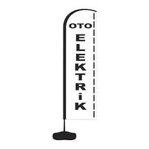 Reklam Ediyoruz Yelken Bayrak Oto Elektrik Temali Bidon ve Dire