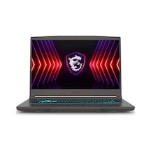 MSI Thin 15 B12UC-1478XTR i5-12450H 16 GB 512 GB SSD 4 GB RTX3050 15.6" Dos FHD Dizüstü Bilgisayar