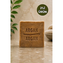 2' Li Doğal Argan Sabunu 120-140 Gr El Yapımı Bitkisel Nemlendirici Yüz, Vücut Ve Saç Sabunu - 61671741 Diğer