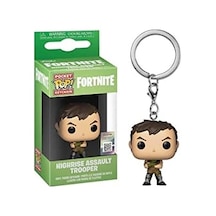 Funko 36950 Pop Anahtarlık: Fortnitehighrise Assault Trooper, Tek Büyüklüğü, Çok Renkli"
