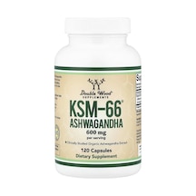 Double Wood Supplements, Ksm66 As-hw-aga-ndha, 120 Capsules 300 Mg Per Capsule