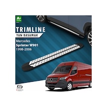 S-dizayn Mercedes Sprinter W901 Uzun Şase Trimline Gri Yan Basama