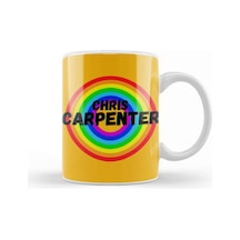 Chris Carpenter Baseball Gifts Vintage Retro Rainbow For Boys And Dad Kupa Bardak Porselen Karışık
