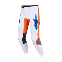 Alpinestars Fluid Grid Off-road Motosiklet Pantolonu Oranj Mavi Beyaz