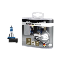 Wolfram 12v H16 Ampul 19w +%150 Fazla Işık Nıght Vısıon 2 Ad
