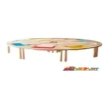 Wood&joy 8 Dilimli Üçgen Etkinlik Masası 8 Kişilik -200 Cm