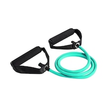 Yeşil Yoga Fitness Çekme Halatı 5 Seviye Güç Eğitimi İçin Elastik Direnç Bandı Yeşil