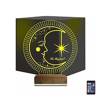 Luvivia Ay Dede Kişiye Özel 3d Lamba - Masa Gece Lambası