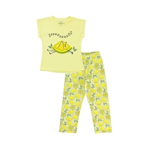 Civil Girls Kız Çocuk Pijama Takımı 6-9 Yaş Pastel Sarı 22330g76724s2