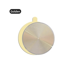 Altın Dairesel Evrensel Manyetik Telefon Araç Tutucu Metal Plaka Etiket Ultra Ince Demir Sac Alçı Güçlü Mıknatıs Standı Filmi