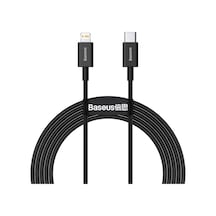 Baseus Superior Serisi Catlys-c01 Pd 20w Usb-c / Type-c - 8 Pin Arayüz Hızlı Şarj Veri Kablosu, Kablo Uzunluğu: 2m