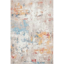 Dizayn Laray Desenli Kadife Pamuk Tabanlı Yıkanabilen Kaydırmaz Antibakteriyel Salon Halısı 160x230 1