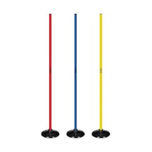 Avessa Scucs 1152 Kauçuk Tabanlı Slalom Çubuğu, Tek Ebat, Krl-1152-3lü, Çok Renkli Açık Sarı - Yeşil