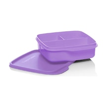 Tupperware Bölmeli Beslenme Kutusu Kare 550ml Sorbe Lila