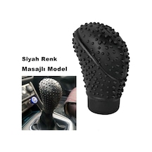 Point Silikonlu Vites Topuzu Kılıfı Siyah Oval Üniversal Ithal (532215229)