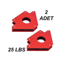 2 Adet 25 Lbs Manyetik Kaynak Mıknatısı Gönyesi 11 Kg.