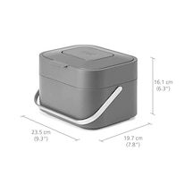 Stack Gıda Atık Kutusu, Stone, Taş, 4l 6998