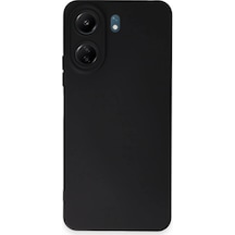 Xiaomi Redmi 13c Kılıf Nano İçi Kadife Silikon - Siyah -