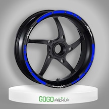 Reflektör Mavi I Yamaha Xmax Uyumlu 1 Set Jant Şeridi Çok Renkli