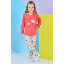Roly Poly Kız Çocuk Uzun Kollu Pijama Takımı (1251) (1-4 Yaş)