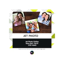 Jet Photo Online Kare Kart 10x10 100 Adet - 2 Adet Tarı