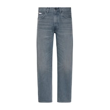 Calvin Klein 90s Straıght Blue As, Sco Mavi Erkek Kot Pantolon
