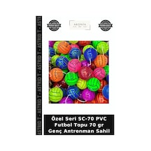 Özel Seri Sc-70 Pvc Futbol Topu 70 Gr Genç Antrenman Sahil Çok Renkli