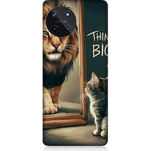 Realme 11 4g Uyumlu Büyük Düşün Desenli Silikon Kılıf