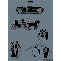 Rich New Seri N-148 Stencil 35X25 Cm