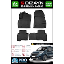 S-dizayn Fiat Fiorino 3d Pro Havuzlu Paspas 2020 Üzeri A+ Kalite