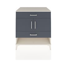 Kronos Şifonyer 2 Raflı 2 Çekmeceli 2 Kapaklı 88x59x96 Aytaşı-antrasit Aytası