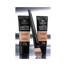 Matte Perfection Foundation - Warm 06 - Yoğun Kapatıcı Mat Fondöten Çok Renkli