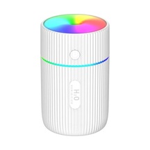 Agoodshop Renkli Bardak Nemlendirici Usb Mini Araç Hava Temizleme Cihazı Beyaz