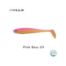Ryuji Panic Shad 9cm 5.5gr Silikon Balık 3 Adet Pink Boss Uv
