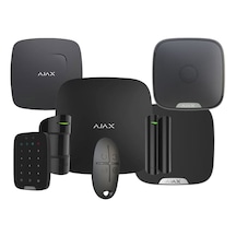 Hub Kit Kablosuz Alarm Seti Duman Isı Co Karbonmonoksit Dedektörü Keypad Dış Siren Dahil Siyah