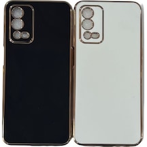 Oppo A55 Parlak Kenarlı Laser Silikon Kılıf