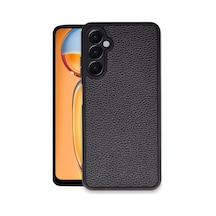 Newface Samsung Galaxy A25 5g Kılıf Aras Deri Kapak - Siyah