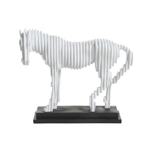 Mudo Home Whıte Horse Biblo 16x35x32 Cm
